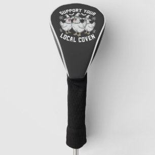 Funda Para Palo De Golf Apoye su Rooster local Halloween Spooky