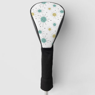 Funda Para Palo De Golf Aqua Blue Yellow Franciscan Starburst MidCentavo