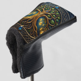 Funda Para Palo De Golf Árbol Celestial de Luz Árbol de la Vida Celta Dora