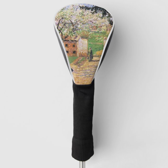 Funda Para Palo De Golf Árbol de ciruelas, Eragny Camille Pissarro (Anverso)