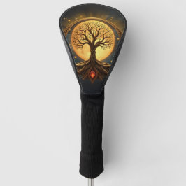 Funda Para Palo De Golf Árbol de la Vida – Iluminación a la Luz de la Luna