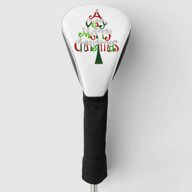 Funda Para Palo De Golf Árbol de Navidad muy divertido (Anverso)