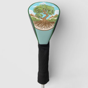 Funda Para Palo De Golf Árbol de oliva Símbolo de paz en tierra palestina 