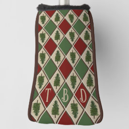 Funda Para Palo De Golf Árboles de pino y cubierta de cabeza de golf Harle