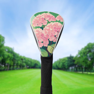 Funda Para Palo De Golf Arbusto de Hortensia Rosa