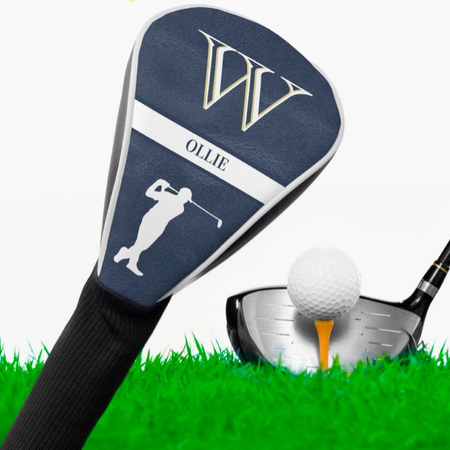 Funda Para Palo De Golf Arco de cuero Personalizado de Golf Inicial (Subido por el creador)