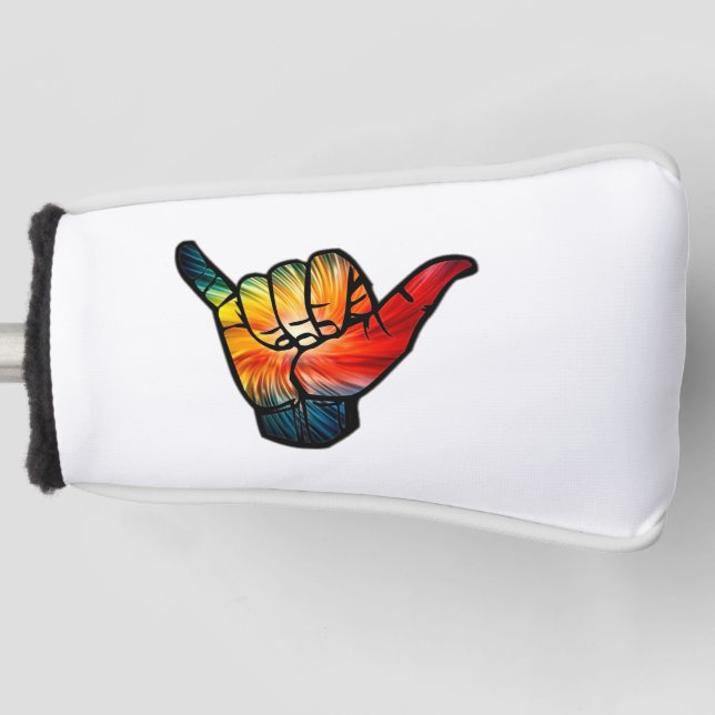 Funda Para Palo De Golf Arcoiris de Shaka (Anverso)