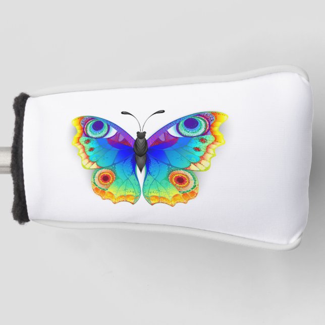 Funda Para Palo De Golf Arcoiris mariposa Peacock Eye (Anverso)