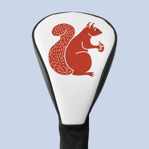 Funda Para Palo De Golf ardilla roja