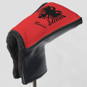 Funda Para Palo De Golf Áreas de golf Albania y Bandera Albanesa / Campos
