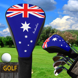 Funda Para Palo De Golf Áreas de golf Australia y Australia Bandera/Clubes