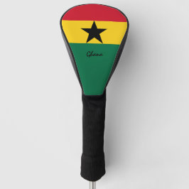 Funda Para Palo De Golf Áreas de golf de Ghana y Bandera de Ghana / Campos