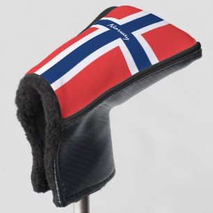 Funda Para Palo De Golf Áreas de golf Noruega y Bandera Noruega / Clubes d