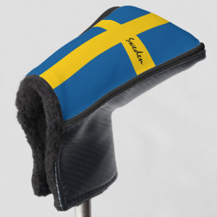 Funda Para Palo De Golf Áreas de golf Suecia y Bandera Sueca / Campos de 