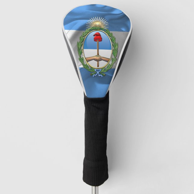 Funda Para Palo De Golf Argentina Escudo de armas (Anverso)
