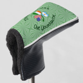 Funda Para Palo De Golf Argentina Irlanda Estados Unidos Bandera Shamrock 