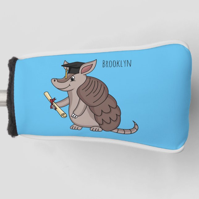 Funda Para Palo De Golf Armadillo cúbico con personalizado de tapón de gra (Anverso)