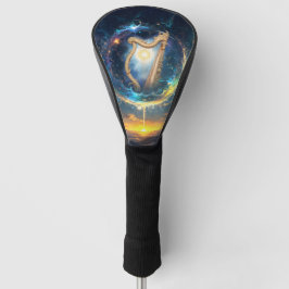 Funda Para Palo De Golf Arpa Celestial de los Cielos Llenos de Luna.