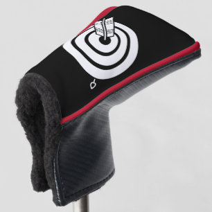 Funda Para Palo De Golf Arrow golpeó un objetivo redondo Tapas de cabeza d