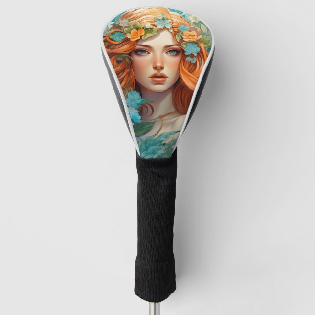 Funda Para Palo De Golf Art Nouveau Aos sí Fairy (Anverso)