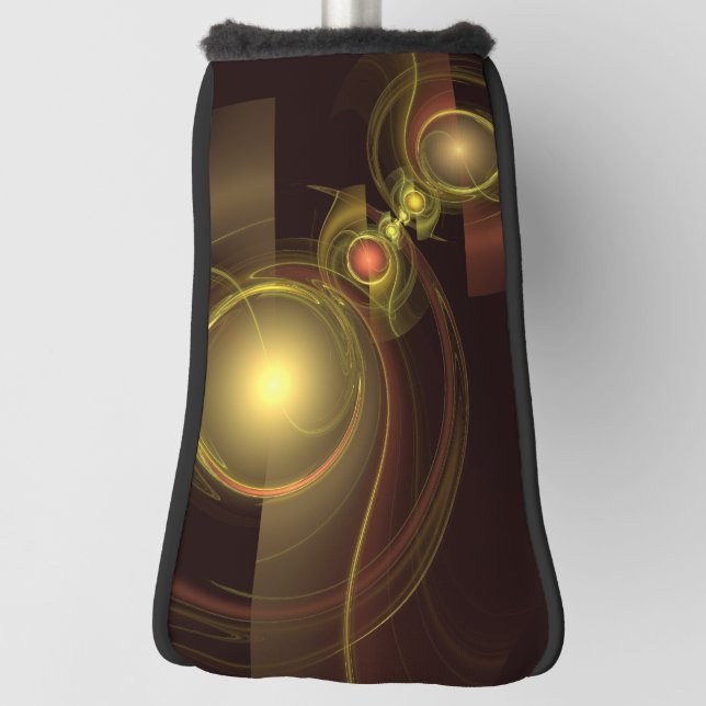 Funda Para Palo De Golf Arte abstracto de conexión íntima (Girar 90)