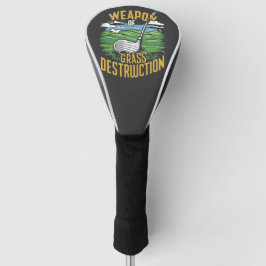 Funda Para Palo De Golf Arte de Arma de Golf de Destrucción de Césped