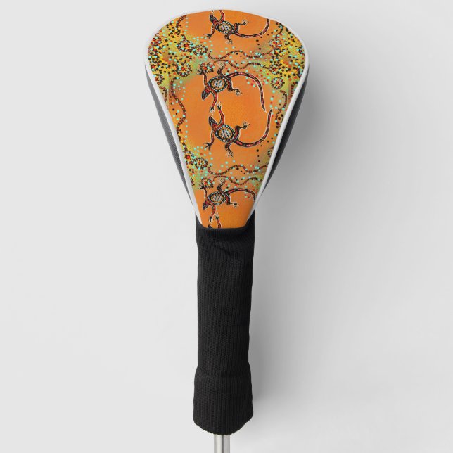 FUNDA PARA PALO DE GOLF ARTE DE AUSTRALIA               (Anverso)