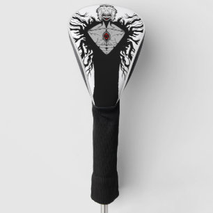 Funda Para Palo De Golf Arte de Fantasía Anime Oscura Cuervo y Demonio