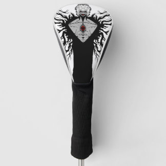 Funda Para Palo De Golf Arte de Fantasía Anime Oscura Cuervo y Demonio