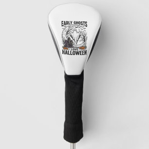 Funda Para Palo De Golf Arte de grabado de fantasmas embrujados de Hallowe