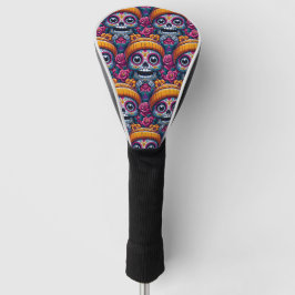Funda Para Palo De Golf Arte de la calavera del azúcar - Calavera en Beani