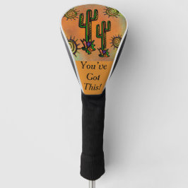 FUNDA PARA PALO DE GOLF ARTE DE LAGARTO SUDOESTE    