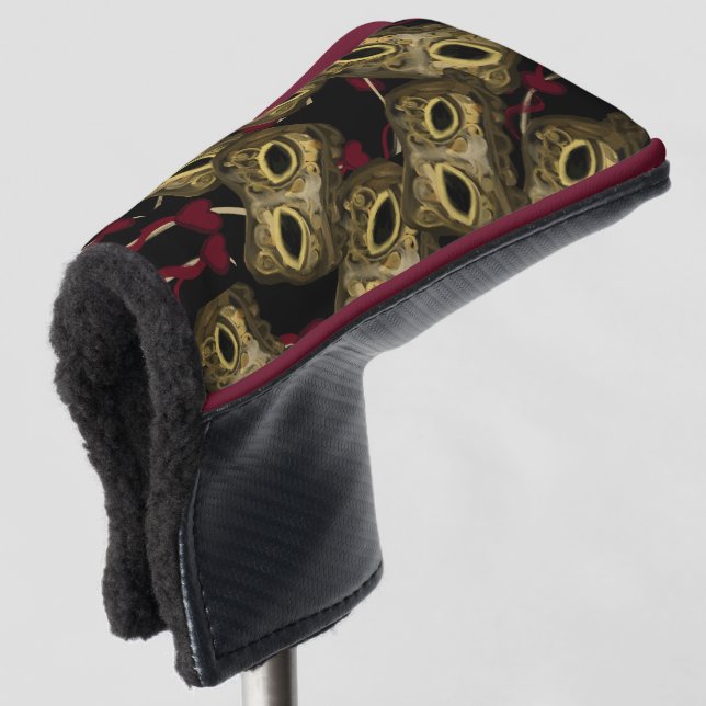 FUNDA PARA PALO DE GOLF ARTE DE MÁSCARAS      (Anverso 3/4)