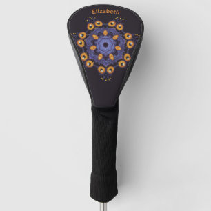 Funda Para Palo De Golf Arte de monstruo mandala lindo y espeluznante cria