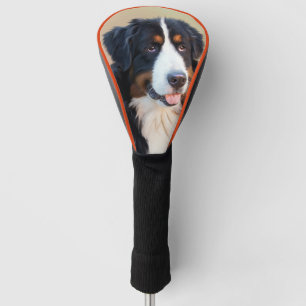 Funda Para Palo De Golf arte del perro de montaña de bernesa