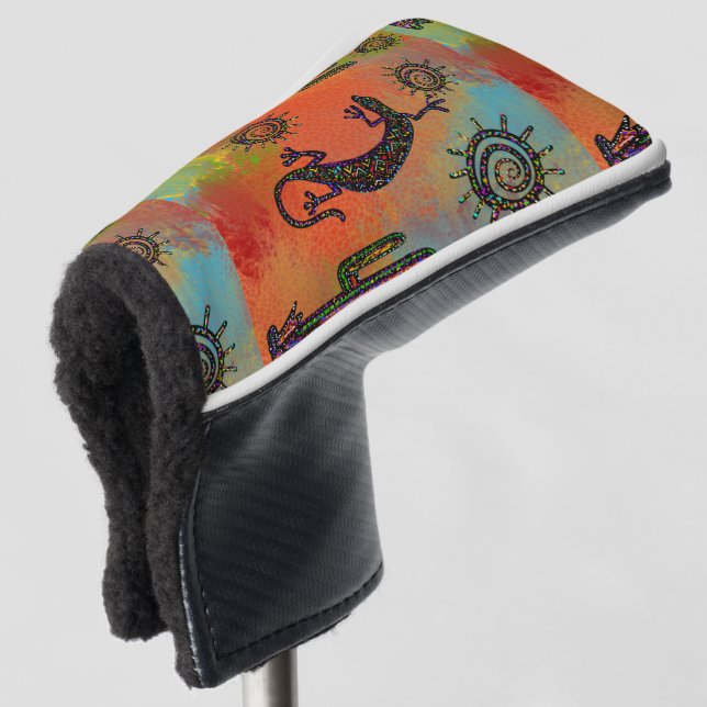 FUNDA PARA PALO DE GOLF ARTE DEL SUDOESTE (Anverso 3/4)