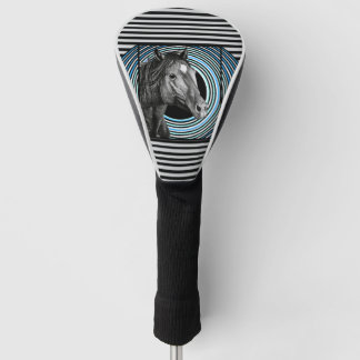 Funda Para Palo De Golf Arte dibujado a mano de caballo