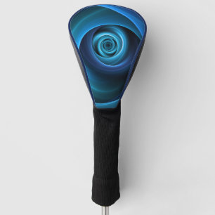 Funda Para Palo De Golf Arte fractal abstracto moderno en espiral 3D de co