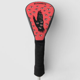 Funda Para Palo De Golf Arte gótico de Halloween - Ojos espeluznantes de m