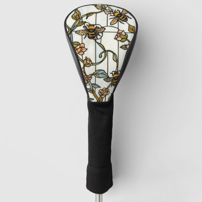Funda Para Palo De Golf Arte nuevo elegante vidrio emplomado botánico de a (Anverso)
