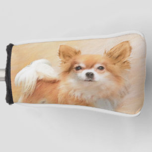 Funda Para Palo De Golf Arte original de la pintura de perro de Chihuahua,