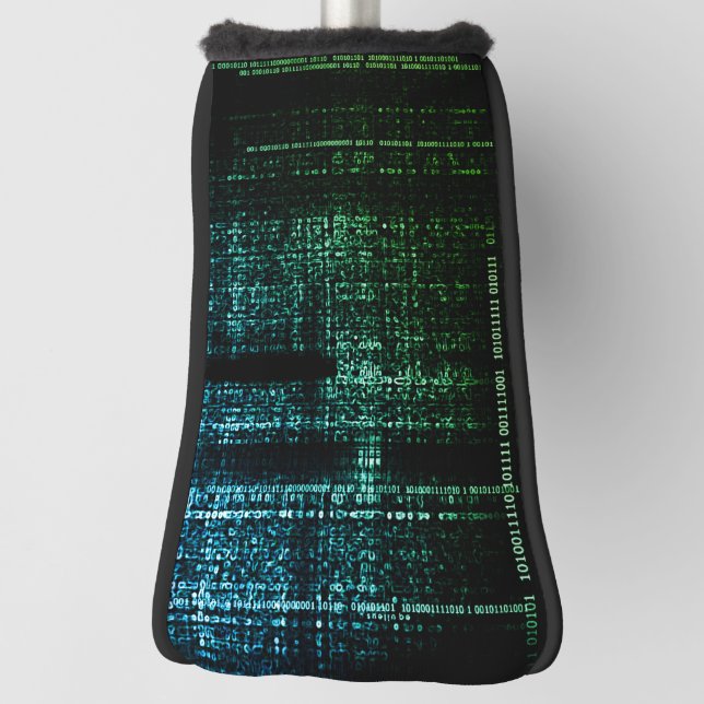 Funda Para Palo De Golf Artista digital: Elegancia binaria (Girar 90)