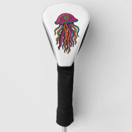 Funda Para Palo De Golf Artistic Jellyfish Driver Head Cover