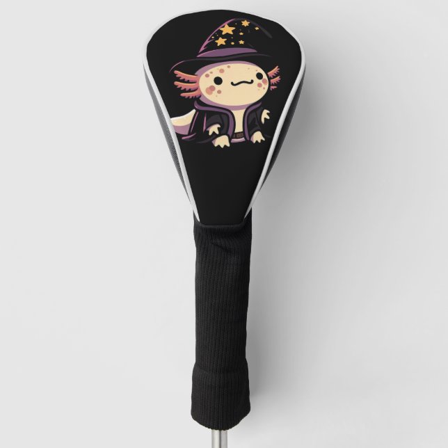 Funda Para Palo De Golf Asistente para Axolotl - Mascota de fantasía (Anverso)