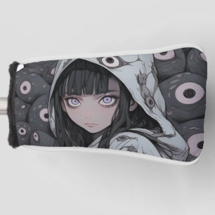 Funda Para Palo De Golf Asombroso horror ocular Chica de Anime