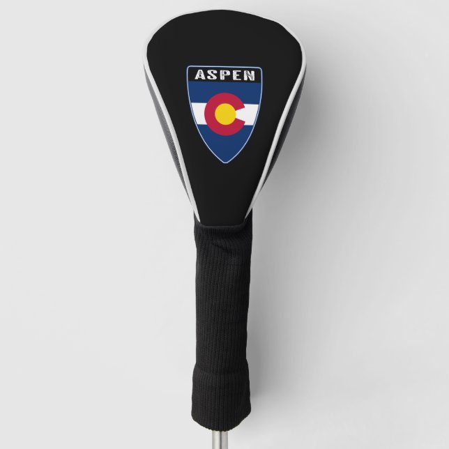 Funda Para Palo De Golf Aspen Colorado Shield (Anverso)