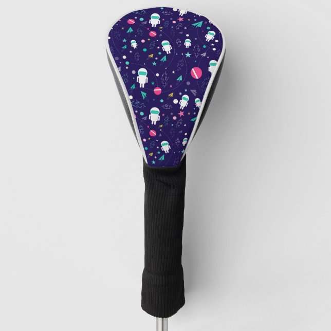 Funda Para Palo De Golf astronautas (Anverso)