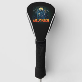 Funda Para Palo De Golf Asustada Noche de Skeleton Halloween, mi estado de