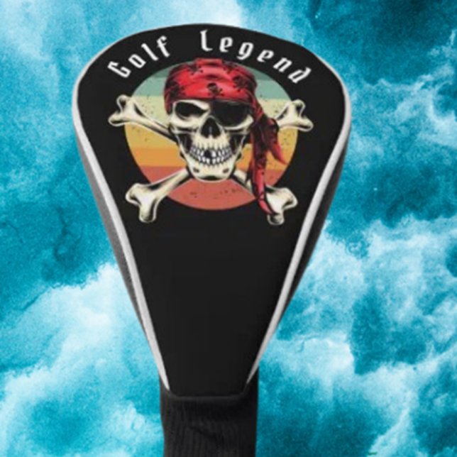 Funda Para Palo De Golf Atardecer pirata (Protect your golf club in style with our Pirate Sunset Golf Head Cover. )
