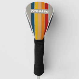 Funda Para Palo De Golf Aurora Arcade Pin de rayas con nombre